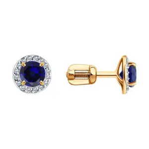 Серьги Sokolov и Diamant золото 728016 (Sokolov и Diamant, Россия)