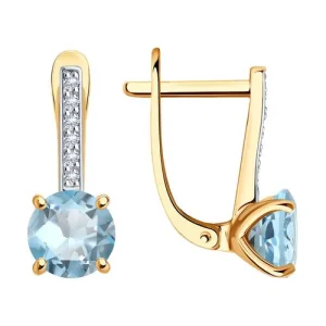 Серьги Sokolov и Diamant золото 728084 (Sokolov и Diamant, Россия)