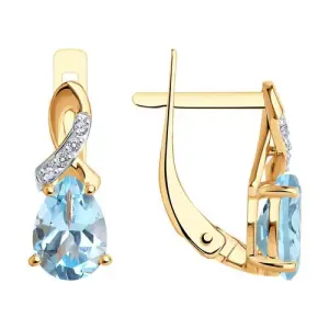 Серьги Sokolov и Diamant золото 728097 (Sokolov и Diamant, Россия)
