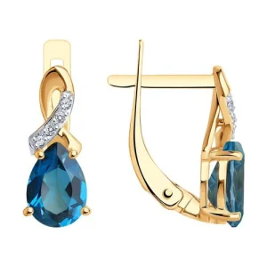 Серьги Sokolov и Diamant золото 728098 (Sokolov и Diamant, Россия)
