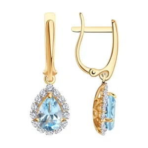 Серьги Sokolov и Diamant золото 728132 (Sokolov и Diamant, Россия)