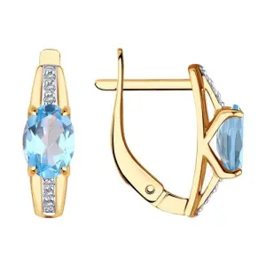 Серьги Sokolov и Diamant золото 728140 (Sokolov и Diamant, Россия)