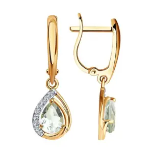 Серьги Sokolov и Diamant золото 728166 (Sokolov и Diamant, Россия)