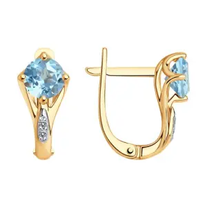 Серьги Sokolov и Diamant золото 728180 (Sokolov и Diamant, Россия)