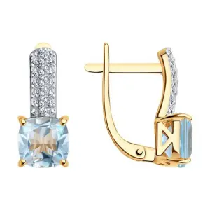Серьги Sokolov и Diamant золото 728256 (Sokolov и Diamant, Россия)