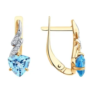 Серьги Sokolov и Diamant золото 728276 (Sokolov и Diamant, Россия)