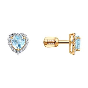 Серьги Sokolov и Diamant золото 728280 (Sokolov и Diamant, Россия)