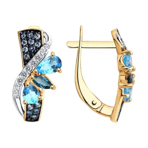 Серьги Sokolov и Diamant золото 728307 (Sokolov и Diamant, Россия)