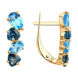 Серьги Sokolov и Diamant золото 728315 (Sokolov и Diamant, Россия)