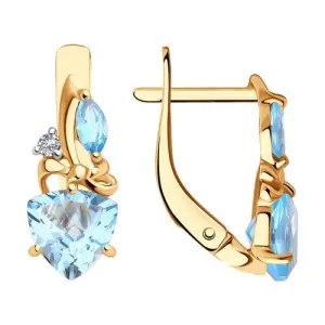 Серьги Sokolov и Diamant золото 728319 (Sokolov и Diamant, Россия)