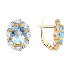 Серьги Sokolov и Diamant золото 728375 (Sokolov и Diamant, Россия)
