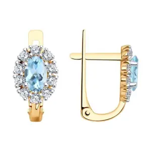 Серьги Sokolov и Diamant золото 728411 (Sokolov и Diamant, Россия)