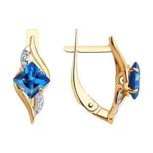 Серьги Sokolov и Diamant золото 728466 (Sokolov и Diamant, Россия)