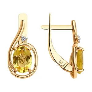Серьги Sokolov и Diamant золото 728495 (Sokolov и Diamant, Россия)