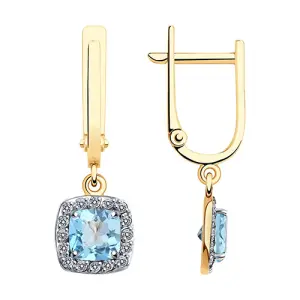 Серьги Sokolov и Diamant золото 728508 (Sokolov и Diamant, Россия)