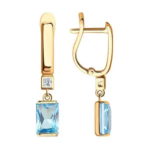 Серьги Sokolov и Diamant золото 728596 (Sokolov и Diamant, Россия)