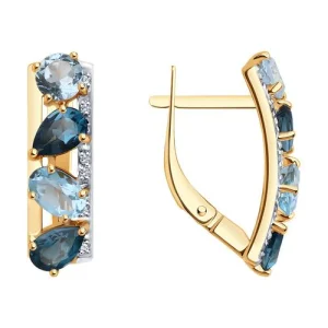 Серьги Sokolov и Diamant золото 728774 (Sokolov и Diamant, Россия)