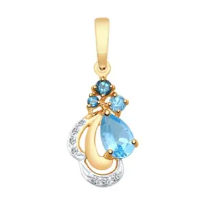 Подвеска Sokolov и Diamant золото 731704 (Sokolov и Diamant, Россия)