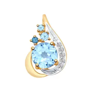 Подвеска Sokolov и Diamant золото 731728 (Sokolov и Diamant, Россия)