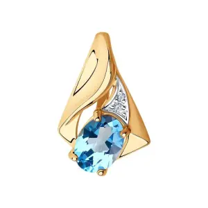 Подвеска Sokolov и Diamant золото 731849 (Sokolov и Diamant, Россия)