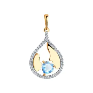 Подвеска Sokolov и Diamant золото 732081 (Sokolov и Diamant, Россия)