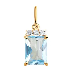 Подвеска Sokolov и Diamant золото 732143 (Sokolov и Diamant, Россия)