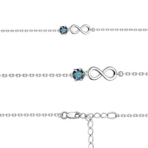 Браслет Aquamarine серебро 7364008.5 (Aquamarine, Россия)