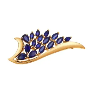 Брошь Sokolov и Diamant золото 740121 (Sokolov и Diamant, Россия)