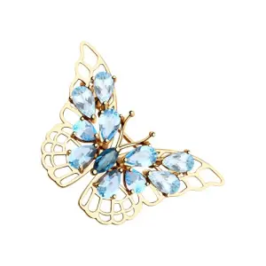 Брошь Sokolov и Diamant золото 740257 (Sokolov и Diamant, Россия)