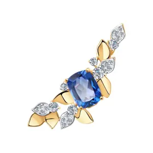 Брошь Sokolov и Diamant золото 740328 (Sokolov и Diamant, Россия)