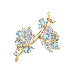 Брошь Sokolov и Diamant золото 740336 (Sokolov и Diamant, Россия)