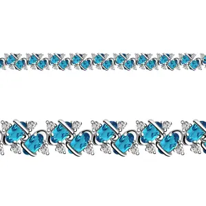 Браслет Aquamarine серебро 7431502А.5 (Aquamarine, Россия)