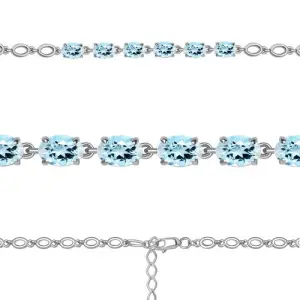 Браслет Aquamarine серебро 7446802.5 (Aquamarine, Россия)