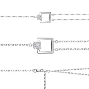 Браслет Aquamarine серебро 74584А.5 (Aquamarine, Россия)