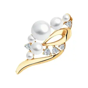 Брошь Sokolov и Diamant золото 794040 (Sokolov и Diamant, Россия)