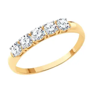Кольцо Sokolov и Diamant золото 81010281 (Sokolov и Diamant, Россия)