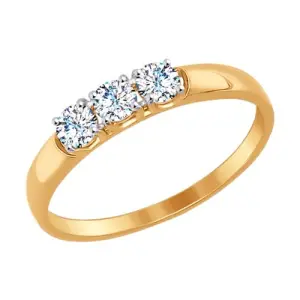 Кольцо Sokolov и Diamant золото 81010283 (Sokolov и Diamant, Россия)