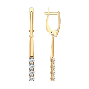 Серьги Sokolov и Diamant золото 81020277-4 (Sokolov и Diamant, Россия)