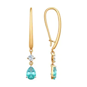 Серьги Sokolov и Diamant золото 81020373-4 (Sokolov и Diamant, Россия)