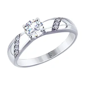Кольцо Sokolov и Diamant серебро 89010108 (Sokolov и Diamant, Россия)