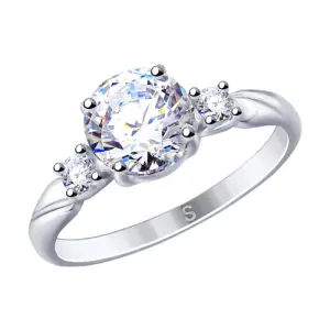 Кольцо Sokolov и Diamant серебро 89010114 (Sokolov и Diamant, Россия)