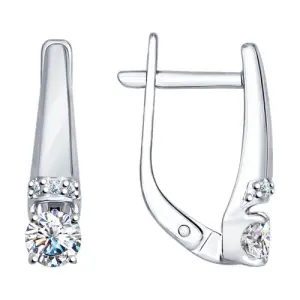 Серьги Sokolov и Diamant серебро 89020030 (Sokolov и Diamant, Россия)