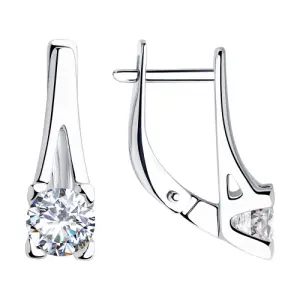 Серьги Sokolov и Diamant серебро 89020117 (Sokolov и Diamant, Россия)