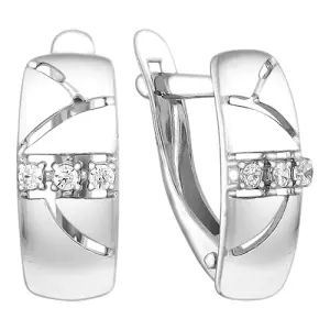 Серьги BIRYUZA серебро 90-02-6895-00 (BIRYUZA, Россия)