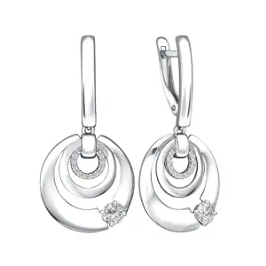 Серьги BIRYUZA серебро 90-02-7336-01 (BIRYUZA, Россия)