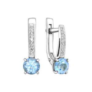 Серьги BIRYUZA серебро 90-02-7489-02 (BIRYUZA, Россия)