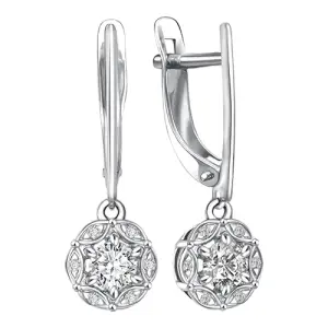 Серьги BIRYUZA серебро 90-52-0018-01 (BIRYUZA, Россия)