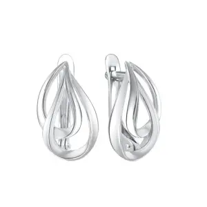 Серьги BIRYUZA серебро 90-52-0223-00 (BIRYUZA, Россия)