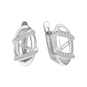Серьги BIRYUZA серебро 90-52-0228-00 (BIRYUZA, Россия)