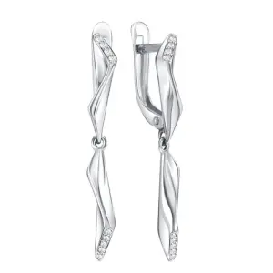 Серьги BIRYUZA серебро 90-52-0412-00 (BIRYUZA, Россия)